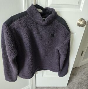 Cozy Purple Fleece Women's Sweater